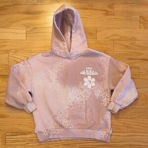 Zara, Make Cool Memories Tie-Dye Hoodie, Muted Pink, Girls Size 10 EUC